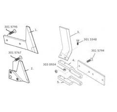 Support charrue D LEMKEN HBFM R2 457296 origine