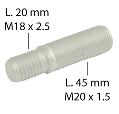 Goujon de roue pour tracteur CASE IH 041086R1 adaptable