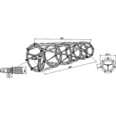 Rouleaux cage 520 mm KONGSKILDE adaptable - BlackSteel©