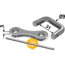 Kettenschloss Ø 9 mm für Düngerstreukette Nachbau  