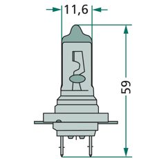 Halogenlampe H7 - 12V - 55 W