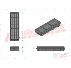 Filtre habitacle adaptable HIFI FILTER SC90015