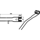 Dent de fenaison pour andaineur DEUTZ-FAHR VF16644864.86 adaptable - BlackSteel©