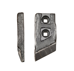 Pointe biais Gauche à boulonner carbure et rechargement MICHEL adaptable