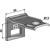 Bride de fixation pour dent 50 x 30 mm adaptable BlackSteel©