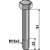 Boulon M16x2 x 91 pour broyeur KUHN adaptable - Blacksteel©