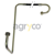 Tuyau hydraulique avec raccords pour téléscopique MANITOU 311360 adaptable