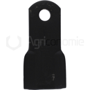 Couteau droit pour broyeur 125x45mm NOBILI adaptable 