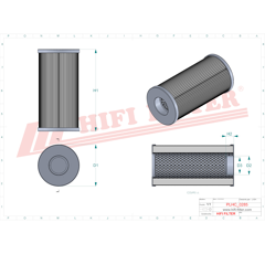 Filtre hydraulique adaptable HIFI FILTER SH55500