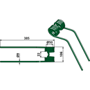 Dent de fenaison jaune pour andaineur CLAAS 1048210 adaptable - BlackSteel©