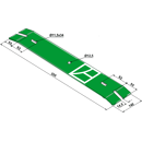 Ressorts à lame 555 mm pour déchaumeur KVERNELAND 303172 adaptable