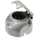 Prise femelle 7 plots en métal adaptable