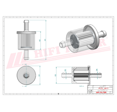 Filtre d'aération adaptable HIFI FILTER SN80533
