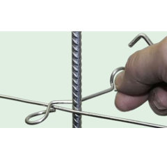 MOWEIN Sticofix R+S extra fort - pince de maintien pour tuteur de plantation