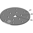 Koppelscheibe Ø220mm passend zu Fingersternelement - Ø535mm - K.U.L.T