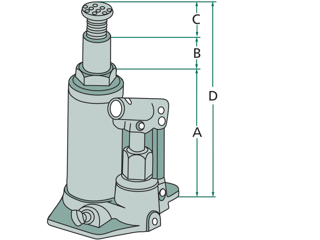 CRIC HYDRAULIQUE A BOUTEILLE - La référence du chantier