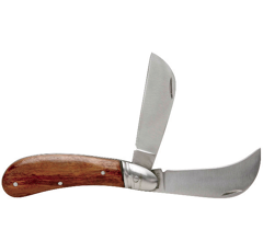 Couteau d'électricien KS TOOLS à lame droite et serpette