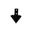 Soc triangulaire 150 x 6 mm adaptable - Blacksteel©