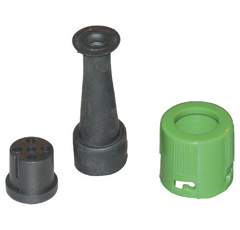 Connecteur rapide vert + cosses - capuchon - phares et feux