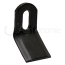 Couteau équerre pour broyeur CLAAS 104.903.0 adaptable 