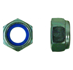 Boîte de 100 écrous freins zingués 8.8 Ø 8 mm