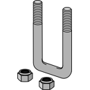 Boulon étrier pour cadre 80 x 120 mm adaptable - BlackSteel©