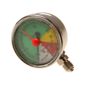 Manometer, 0/20/60 bar, R1/4" unten, Ø 63 mm