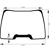 Windschutzscheibe 1330 mm für Traktor CASE IH 82030483 Nachbau