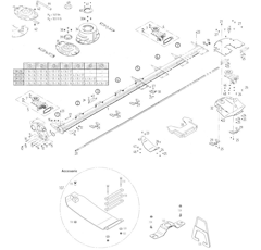 Axe hexagonal pour faucheuse FELLA SM 133.174 origine