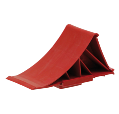 Cale de roue avec support 1600 kg max - rouge adaptable