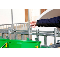 Niche à veau Premium XXL avec enclos