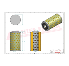 Filtre à gasoil adaptable HIFI FILTER SN049