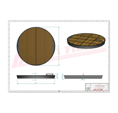 Filtre à air sécurité adaptable HIFI FILTER SA16879