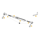 Oberlenker  Ii. Kat. Multicrop 700 mm Geschlossen für Traktor JOHN DEERE DE13734 Nachbau