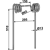 Peine 510 mm para sembradora adaptable