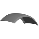 Garde boue pour roue avant de tracteur DUNLOFLEX E3000