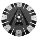 Disque d'embrayage Ø 350 mm pour tracteur CASE IH MC1964090C1 adaptable