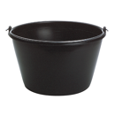 Seau en plastique noir - TETIBLUE