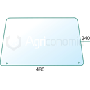 Vitre arrière pour machine agricole CASE IH 1284659C1 adaptable