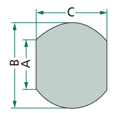 Sphère Ø 22-44 mm Cat.1 adaptable