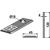 Cuchilla rotativa reversible para segadora KUHN 56451210 adaptable - BlackSteel©