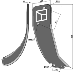Tiefenlockerer - Bison - Zinken - Clemens CW650.017100