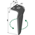 Dent gauche pour herse rotative RAU RG00058897 adaptable 