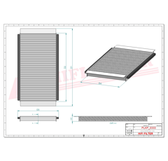 Filtre à air adaptable HIFI FILTER SC80069