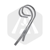 Diente borra rastro 32 x 10 mm 310621 adaptable