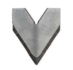 Mise à souder triangulaire avec plaquettes carbure pour aileron de bineuse HORSCH 60063330 adaptable