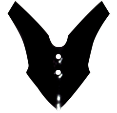 Soc butteur houe/bineuse agricole 300 x 4 mm