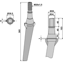 Kreiseleggenzinken - rechts / links  RH2A RH  Krone,