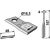 Couteau rotatif droit pour faucheuse VICON VN90261560 adaptable - BlackSteel©