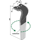 Kreiseleggenzinken,  beschichtet - links RH68LDURA Kuhn Nachbau